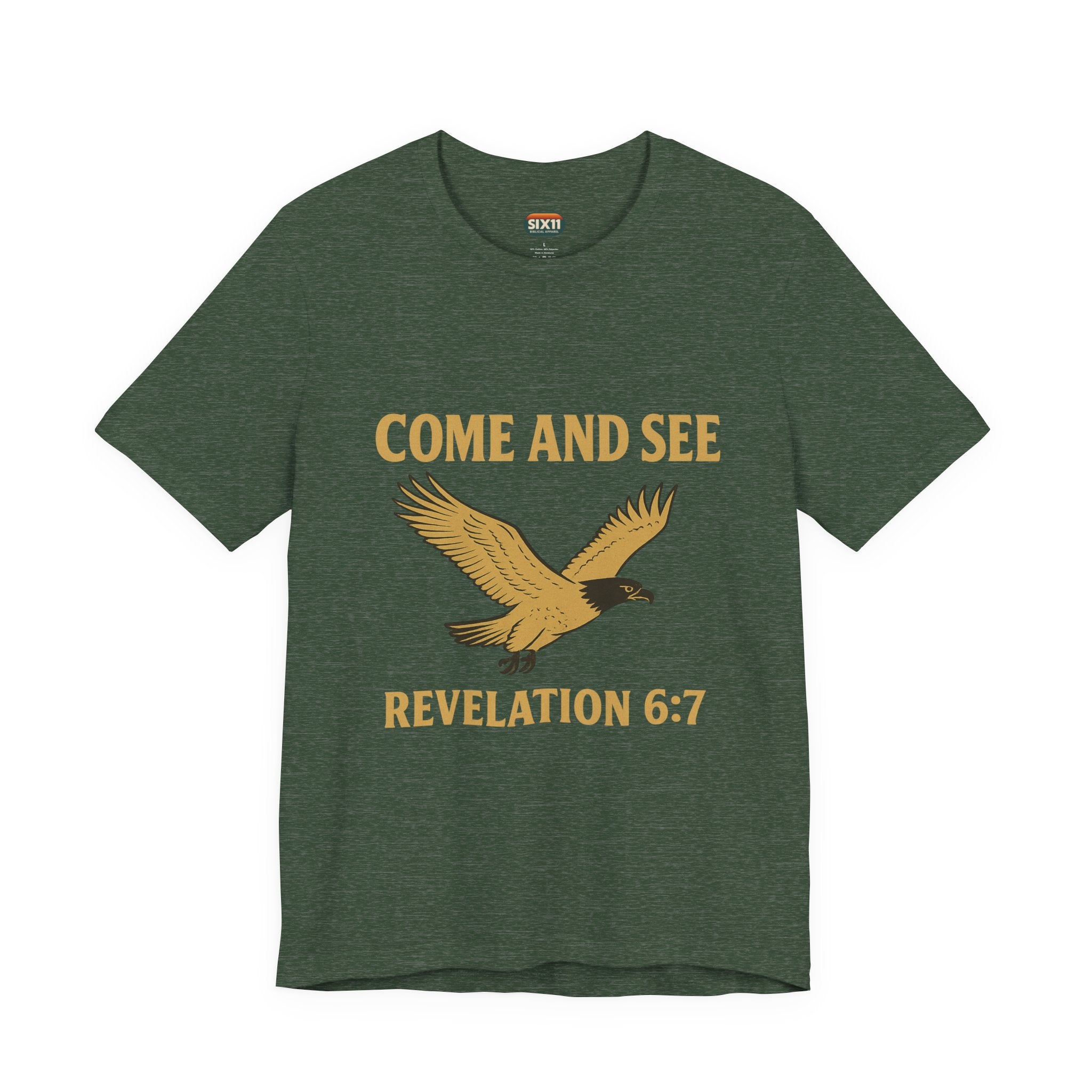 Come and See | Revelation 6:7 | Christian T-Shirt Eagle