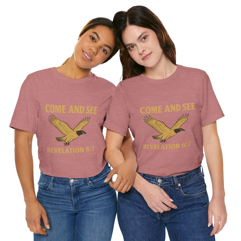 Come and See | Revelation 6:7 | Christian T-Shirt Eagle