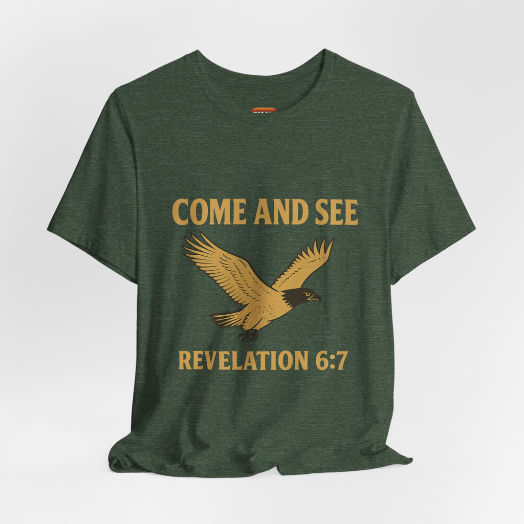Come and See | Revelation 6:7 | Christian T-Shirt Eagle