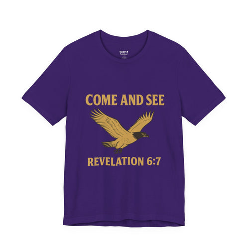 Come and See | Revelation 6:7 | Christian T-Shirt Eagle