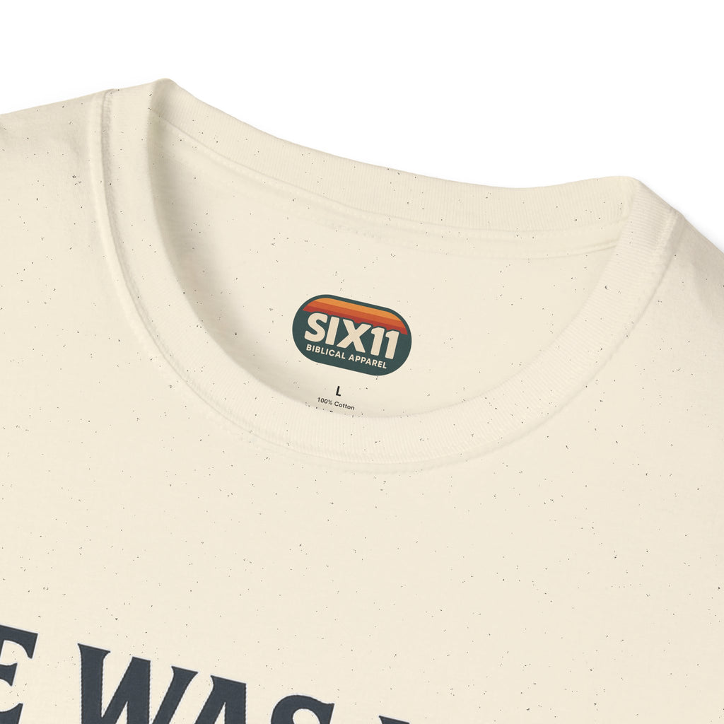 He Was Not - Psalmtronic T-Shirt – Christian Synth Keyboard Music Tee