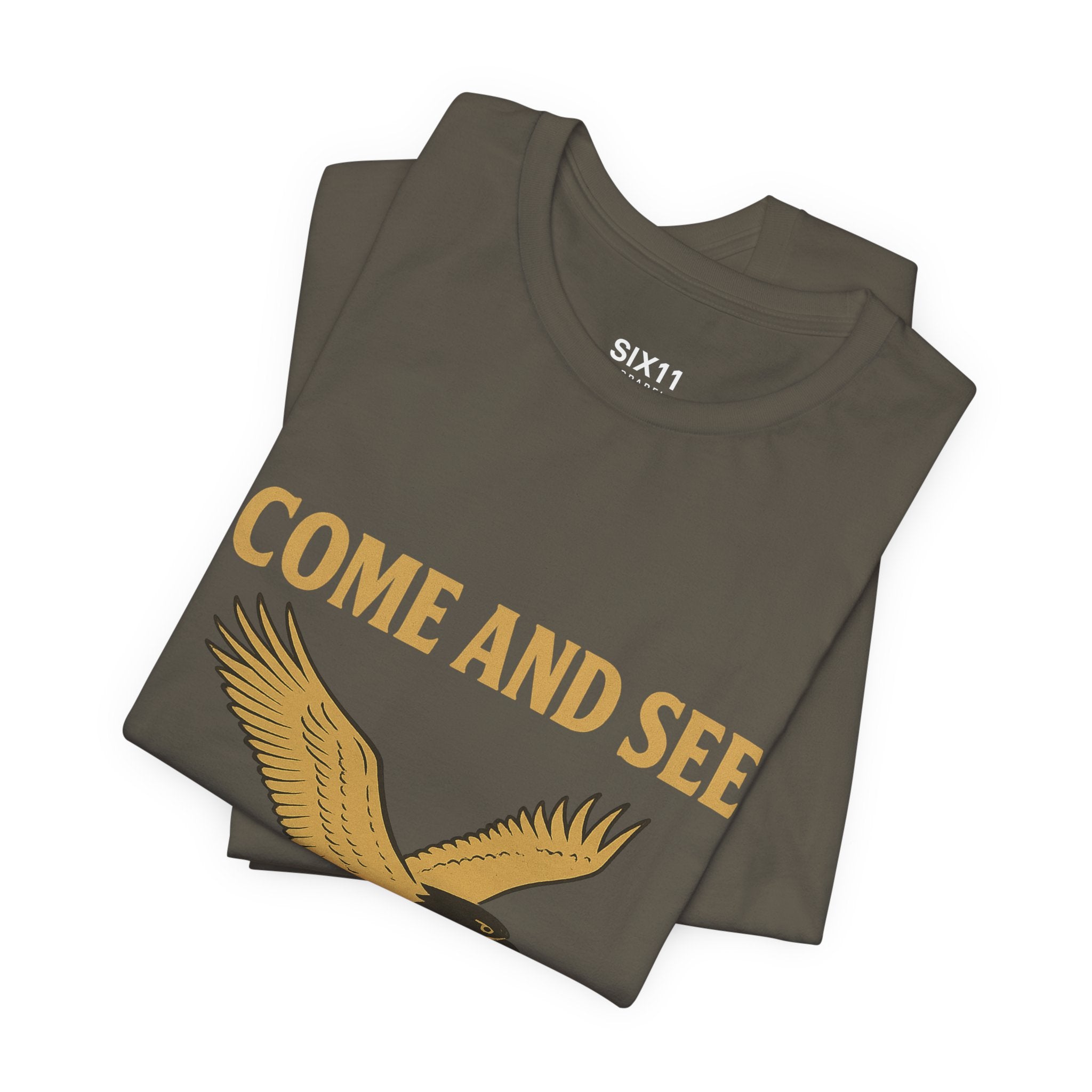 Come and See | Revelation 6:7 | Christian T-Shirt Eagle
