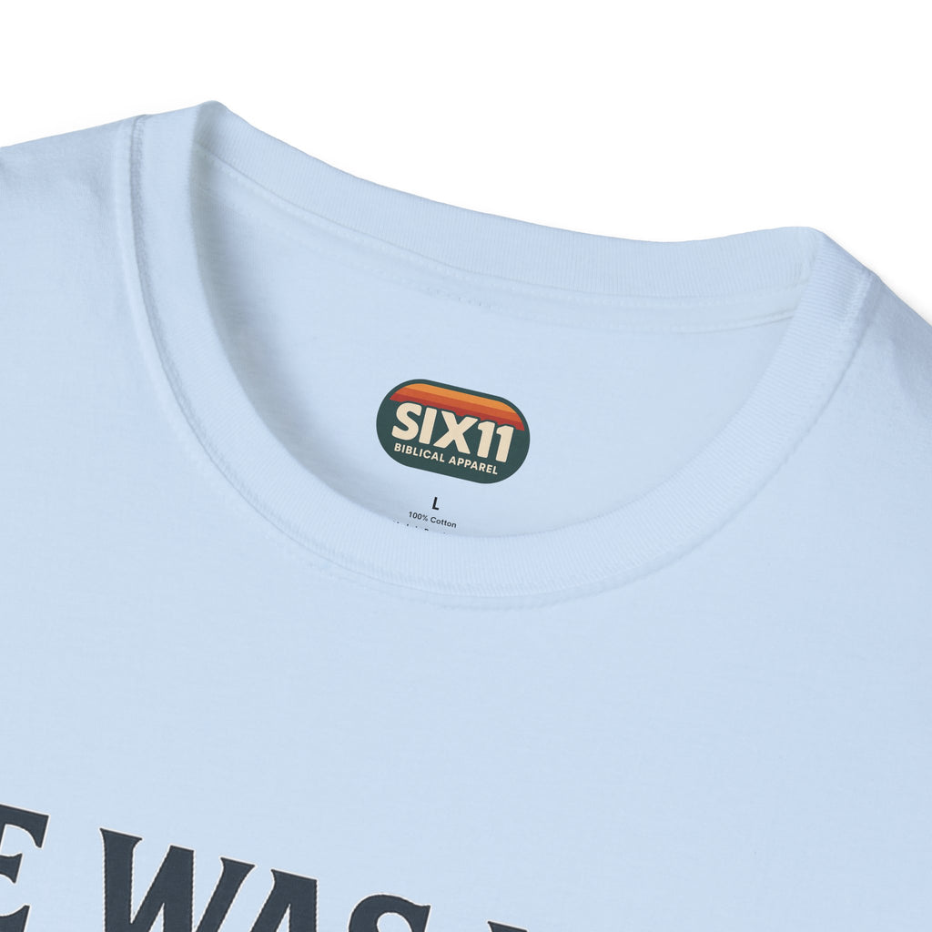 He Was Not - Psalmtronic T-Shirt – Christian Synth Keyboard Music Tee