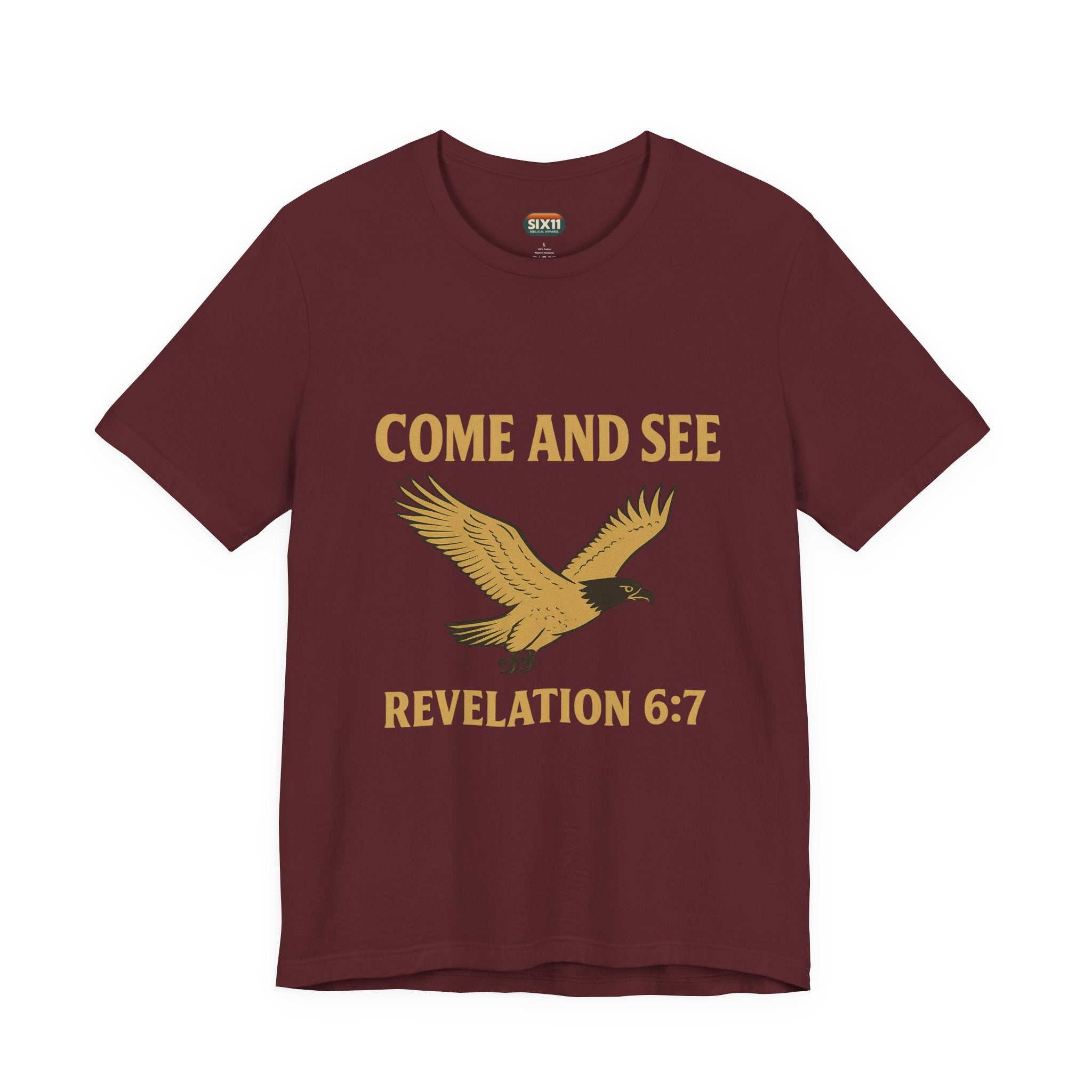 Come and See | Revelation 6:7 | Christian T-Shirt Eagle